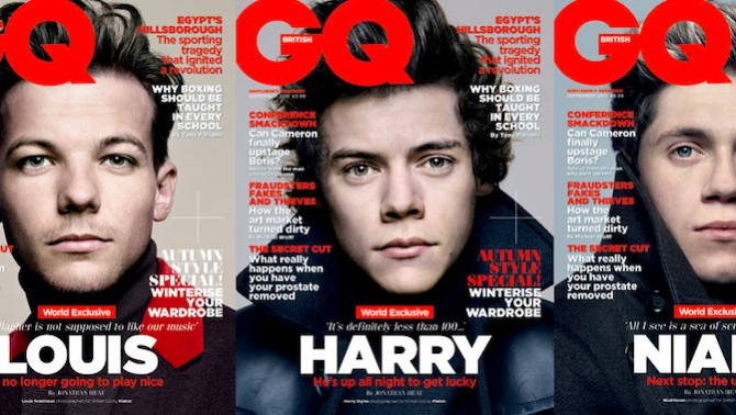 One Direction GQ Covers