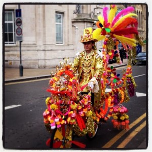 golden bike man