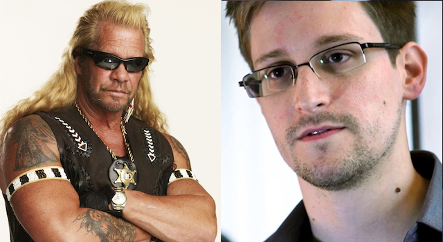 Dog The BOunty Hunter Edward Snowden