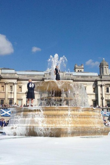 Scots Trafalgar Square 2