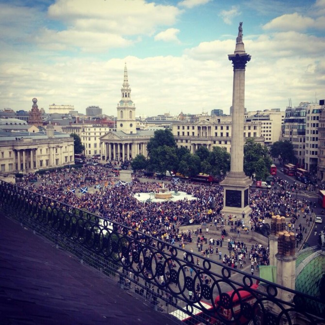 Scots Trafalgar Square 3