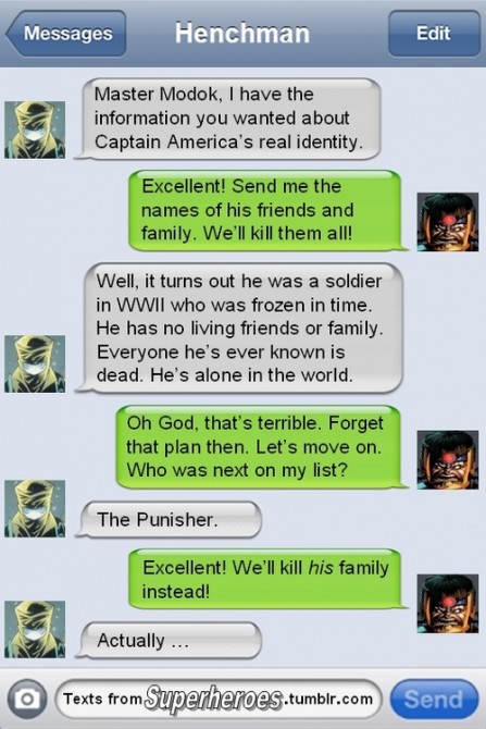 Text From Superheroes 15