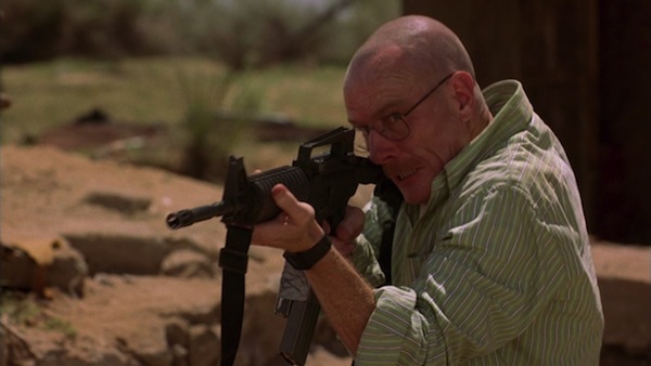 breaking bad walter with a gun