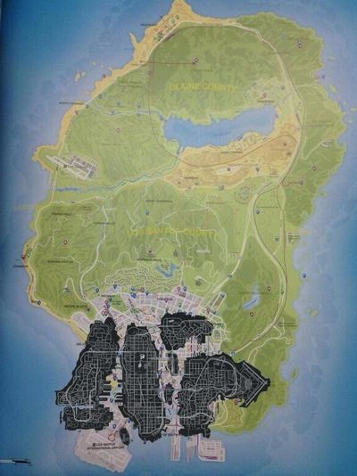 GTA MAP