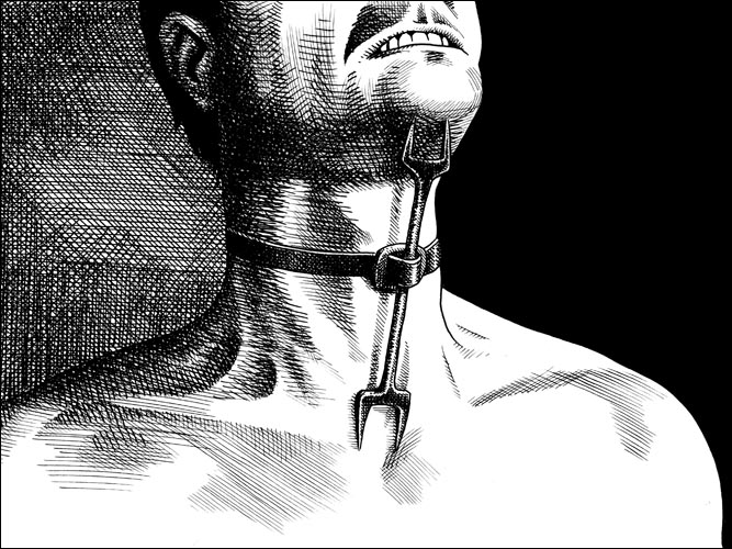 Medieval Torture - Heretics Fork In Use