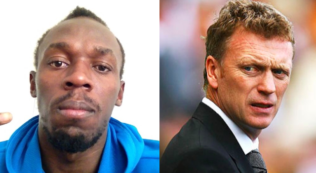 Usain Bolt David Moyes