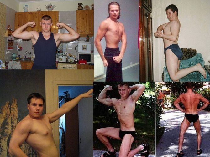 Awesome Photos From Russia With Love - Body Builder Selfies