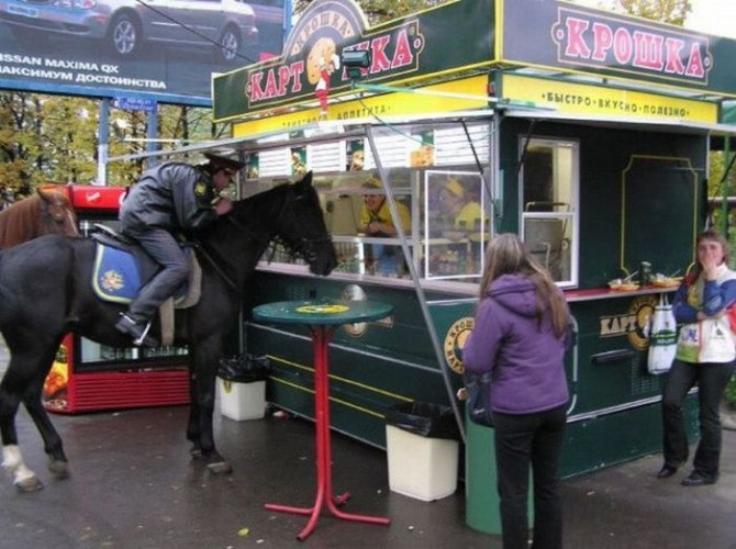 Awesome Photos From Russia With Love - Police and Horse