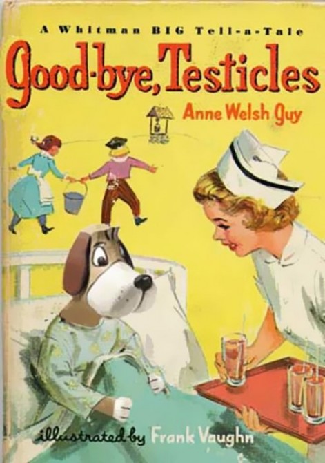 Awful Hideous Fantasy Art - Gooddbye Testicles - Anne Welsh Guy