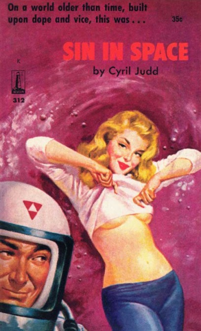 Awful Hideous Fantasy Art - Sin In Space - Cyril Judd