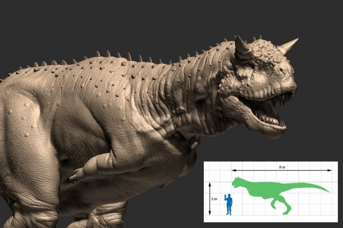 Dinosaur - Weirdest Strangest Coolest - carnotaurus - tiny arms