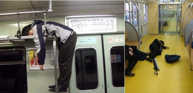 Falling Asleep On The Japanese Tube 11