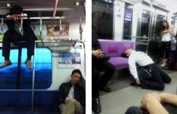 Falling Asleep On The Japanese Tube 2