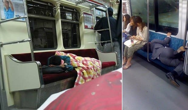 Falling Asleep On The Japanese Tube 4