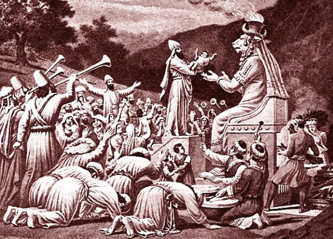 Human Sacrifice - Mesopotamia Print