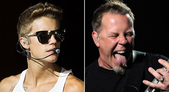 Justin Bieber Metallica