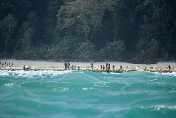 Mysterious And Violent Warrior Tribe Of North Sentinel Island - Sentinelese on Beach 2