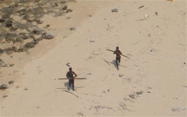 Mysterious And Violent Warrior Tribe Of North Sentinel Island - Sentinelese on Beach - Indian Coast Guard