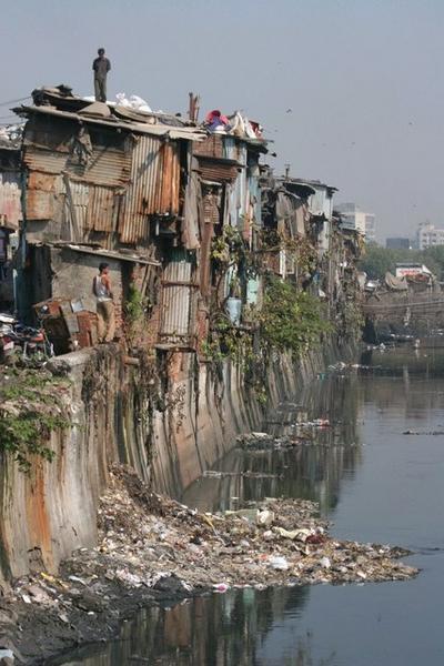 Slum - India Dharavi Slum, Mumbai