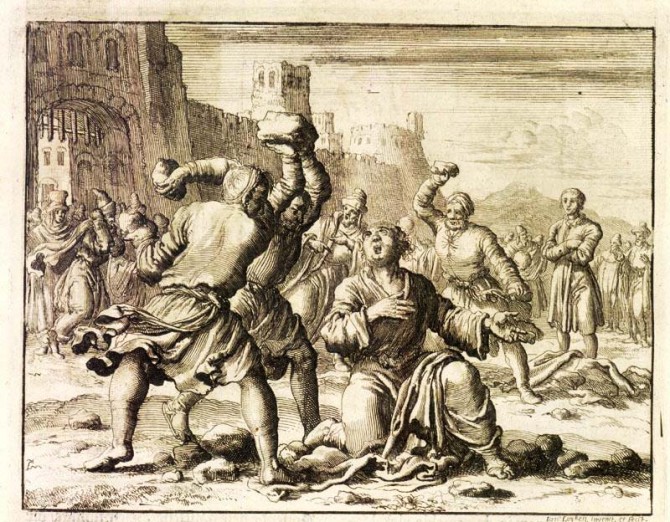 Stoning - Religion - Historical Print