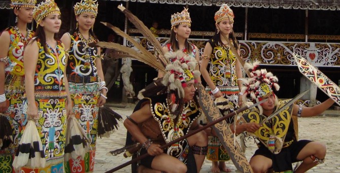 Tribe - Dayak - Head Hunters - Traditional Outfit