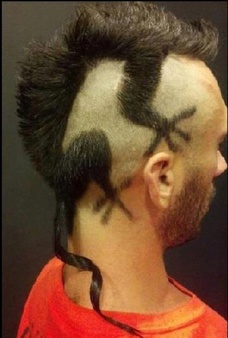 Worst Hair Cut Ever - Terrible Hair Style - Lizard Tail