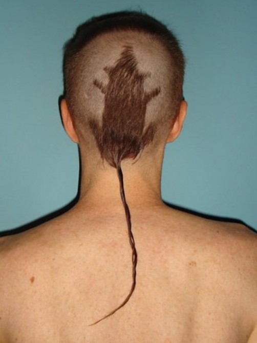 Worst Hair Cut Ever - Terrible Hair Style - Rats Tail