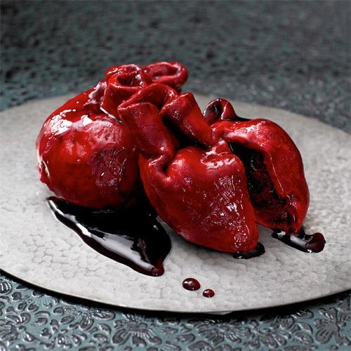 bleeding heart cake