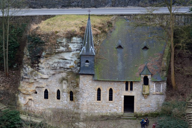Amazing Churches - Church In A Hill - Luxembourg