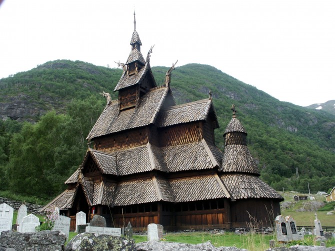 Amazing Churches - The Borgund Stave Church In Norway
