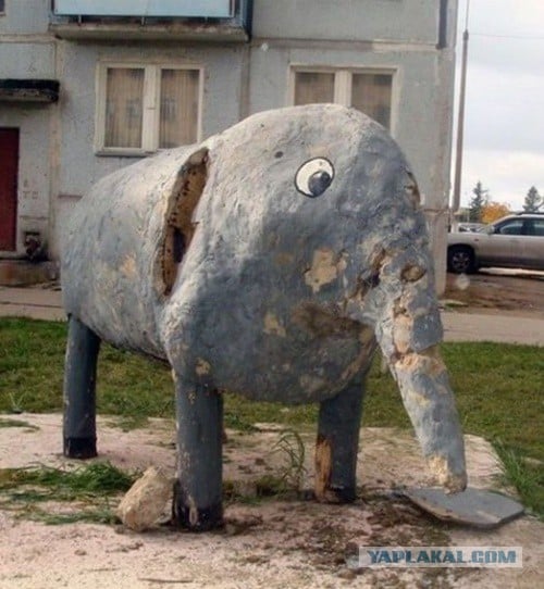 Awesome Photos From Russia With Love - Play ground weird elephantr