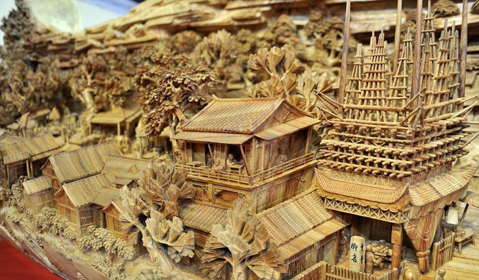 Chinese Wood Sculpture 2