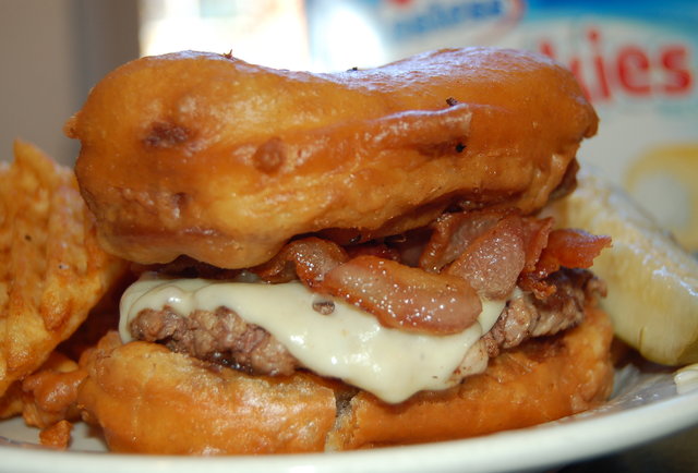 Deep Fried Twinkie Burger 3