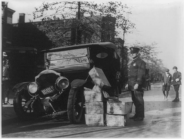 Prohibition - Drink Ban - America - Car Wreck