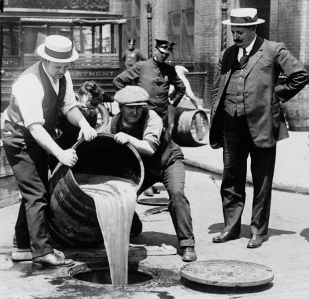 Prohibition - Drink Ban - America - Prohibition Disposal