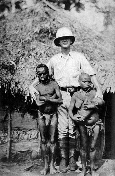 Pygmy Tribe - Africa - European Explorer
