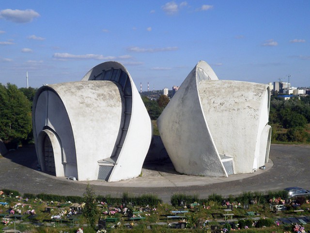 Soviet Architecture - Crematorium, Kiev, Ukraine 2