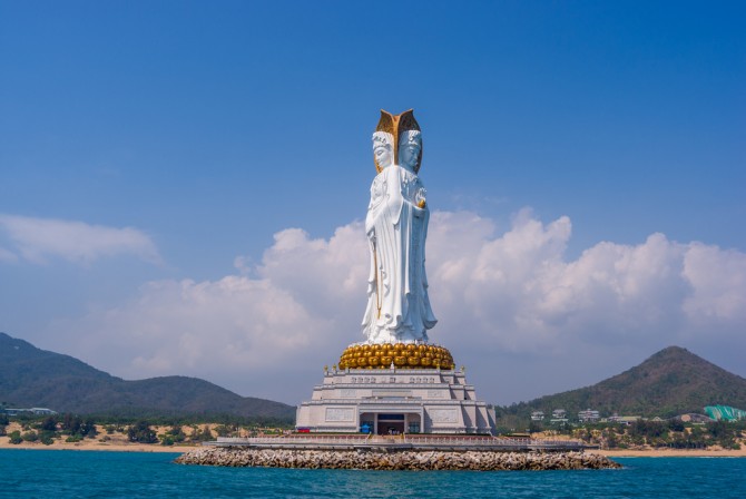 Tallest Statues In The World - China - Guan Yin of the South Sea of Sanya