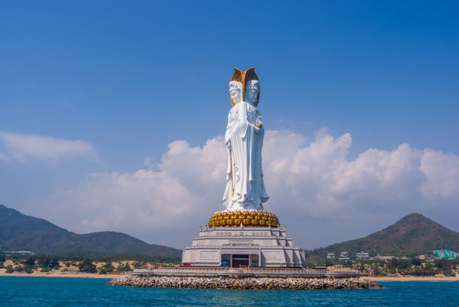 Tallest Statues In The World - China - Guan Yin of the South Sea of Sanya