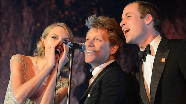 Taylor Swift Prince William And Bon Jovi