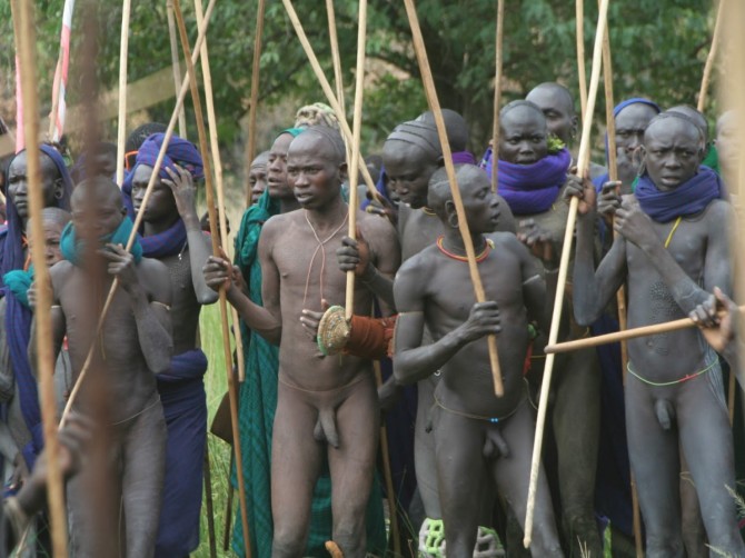 Tribes - Surma - Ethiopia - Stick Fight