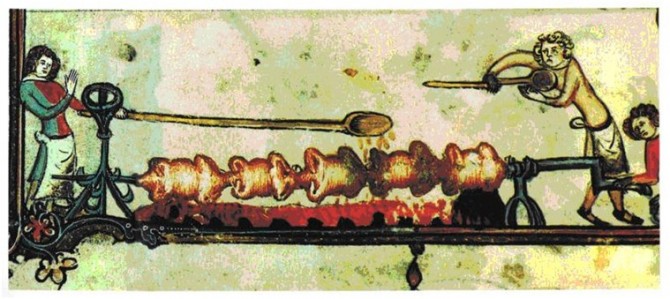 Tudor Gluttony Feast - Spit Roast