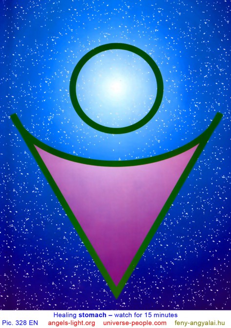 Universe People Art - Symbol - Heal Stomach