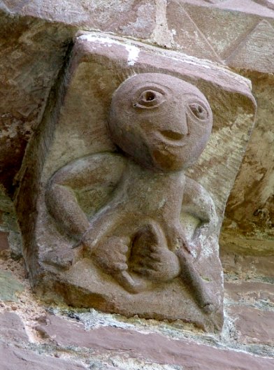 sheela na gig - Kilpeck Herefordshire