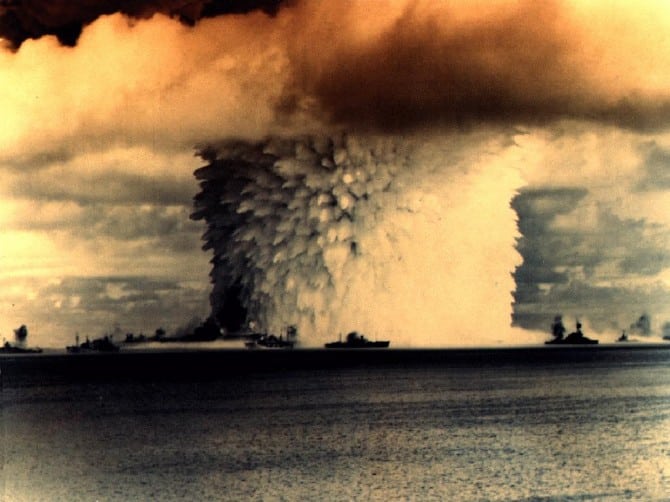 All Nuclear Tests Ever -  US Bikini test