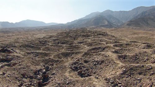 Band of Holes - Pisco Valley - Peru - from ground