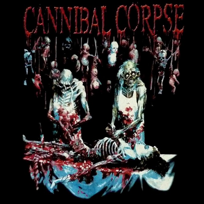 Banned Album Cover Art - Cannibale Corpse Butchered At Birth - original