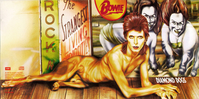 Banned Album Cover Art - David Bowie - Diamond Dogs (1974) - original