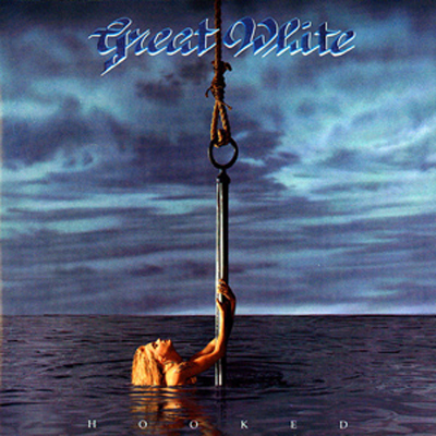 Banned Album Cover Art - Great White - Hooked (1991) - remake