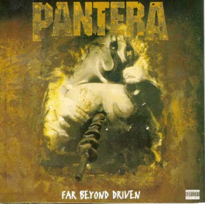 Banned Album Cover Art - Pantera - Far Beyond Driven (1994) - original